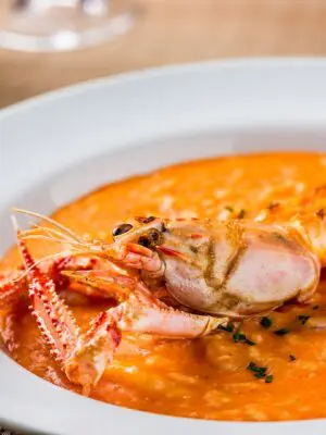 Risoto de Camarão e Lagostim