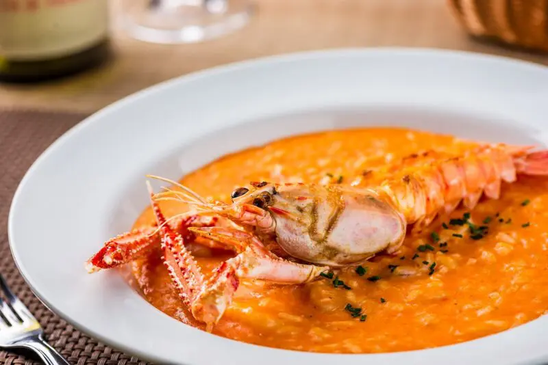 Risoto de Camarão e Lagostim
