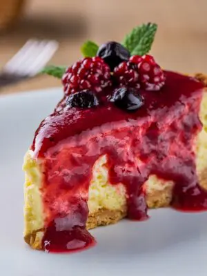 Cheeescake com Frutas Vermelhas