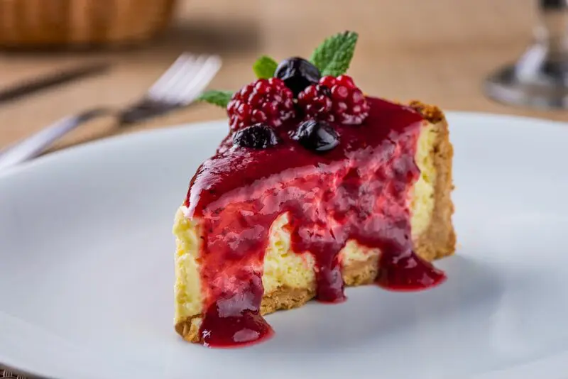 Cheeescake com Frutas Vermelhas