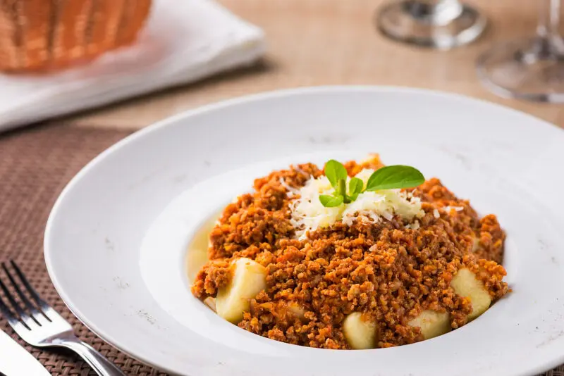Gnocchi ao molho